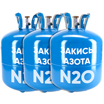 Набор из 3 баллонов